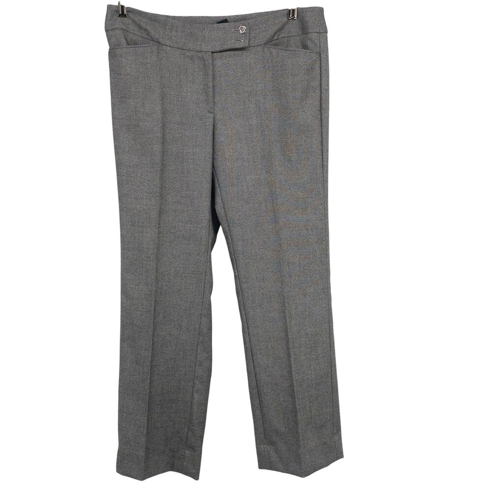 White House Black Market Gray Bootcut Dress Pants Size 8S